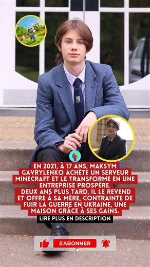 1K views · 28 reactions | 2021, Ukraine. À seulement 17 ans, Maksym...