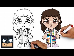 How To Draw Eleven | Stranger Things Season 4 (Step by Step) - Videos For Kids