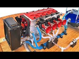Model building - - Combustion Engine - Four Stroke Engine - 4 Stroke Nitro RC Engine - 2021