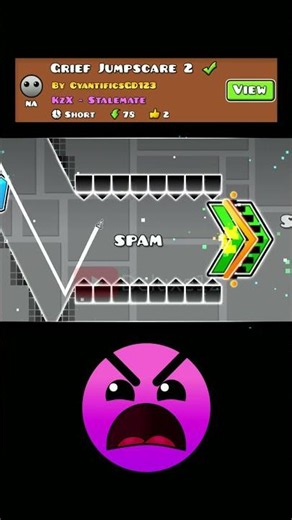 Grief Jumpscare 2 #geometrydash #gd