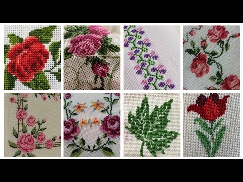 #1 Stunning & Elegant Cross stitch patterns/Charsuti Embroidery Design Ideas Hand made Embroidery