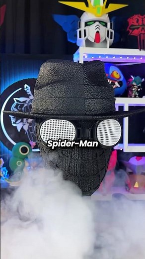3d printable Spiderman Noir helmet!