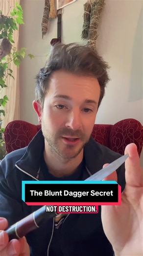 Why are ritual daggers blunt at the tip? In ceremonial magic, and other traditions the dagger isn’t a weapon. Its blunt point symbolises energetic safety, intention, and respect. Instead of cutting physical matter, a ritual dagger shapes subtle energy, casts circles, directs intention, and protects the practitioner without aggression.