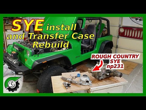 How to install SYE: Rough Country Slip Yoke Eliminator Kit np231 (Part 3)