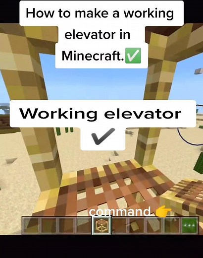 Minecraft Command Block Elevator Tutorial