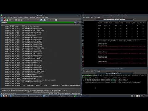 Real-time Decoding of a 4G LTE eNodeB Using LTESniffer, Wireshark and a BladeRF xA4