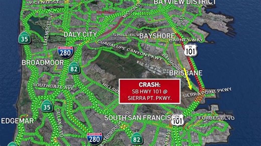 Caltrain delayed in SF after truck crash knocks out power