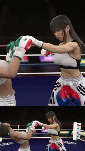 Female boxing knockout animation. #boxing #femaleboxing #knockout #animation #3d #womensboxing