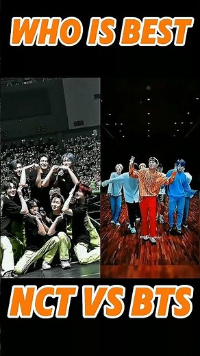 Who is best BTS VS NCT😍#bts #btsarmy #shortsfeed #ytshorts