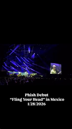 relix on Instagram: "Last night, @phish commenced its destination concert event in Mexico, where they debuted “Fling Your Head.” Click the link in bio to watch more. 🎥: Gregory M on YouTube"