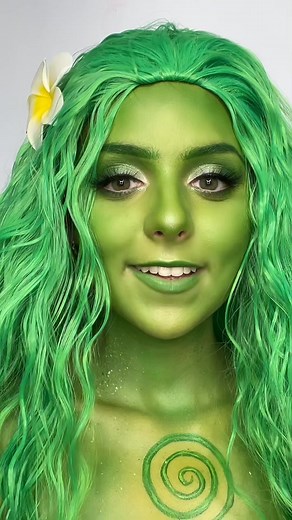 TeFiti💚 #moana #disney #makeup