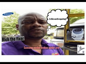 Samsung front load washer broken spider arm( is it worth repairing?)