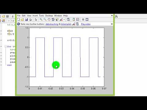 MATLAB GRAFICAR ONDA CUADRADA EN MOVIMIENTO