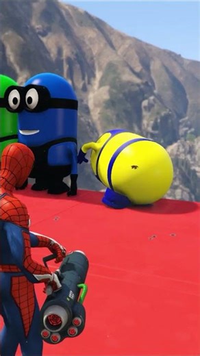 Epic Spider-Man Ragdoll Fails in GTA 5! 😆 #FunnyMoments #SpiderMan #GTA5