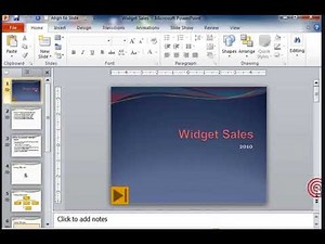 The Scroll Bars in powerpoint
