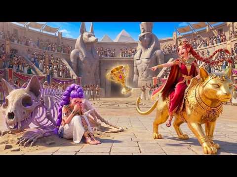Golden Family VS Ruby Family: RUMI Gets Magic Sphynx Cat Racing Championship - KPOP Demon Hunters