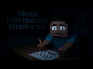 Never play Minecraft before an exam (Minecraft Creepypasta)