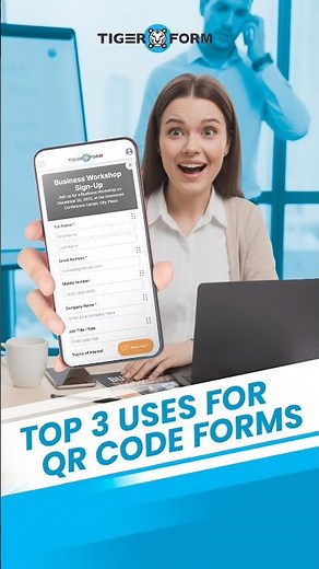 QR Code Forms for Event Registrations #FormQRCode #TIGERFORM