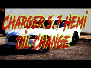 Khaos Motorsports Charger Hemi 5.7 Oil Change "How To"
