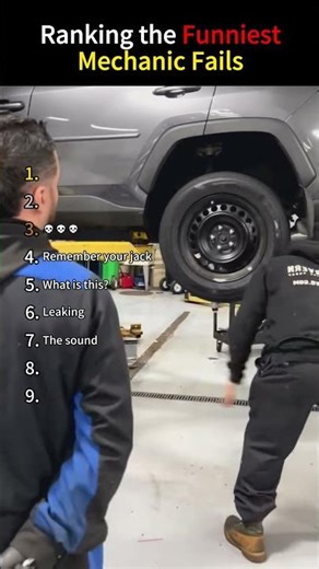 Ranking the Funniest Mechanic Fails #asmr #snow #funny #odlysatisfying #ice #satisfying #fyp