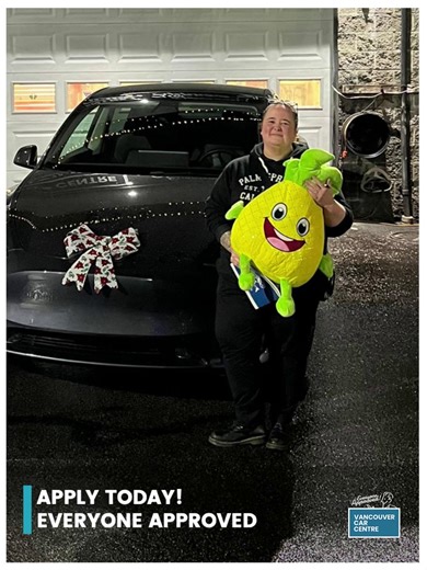 Approved! Right Car! Great Financing! Join this customer and drive off in your new vehicle from Vancouver Car Centre! See what the best car-buying experience in the lower mainland is all about. Everyone approved! Call or message us today to test-drive hundreds of vehicle options on our lot, located in the heart of #Brentwood near downtown #Burnaby. Our staff are happy to help you find the right vehicle for you! 1854 Douglas Rd, Burnaby, BC V5C 5A6 CALL 778-594-2222 OR TEXT 778-800-6557 WWW.VANCO