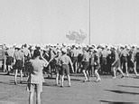 Archive footage shows Britain's first nuclear tests