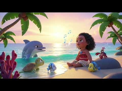 🌊 Moana’s Ocean Lullaby 2 | Soothing Kids Sleep Music & Lullaby