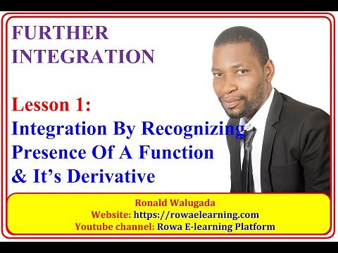 1-INTEGRATION BY RECOGNIZING PRESENCE OF A FUNCTION AND ITS DERIVATIVE (A-LEVEL MATH)