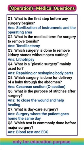 Shocking Surgery Facts About the Human Body