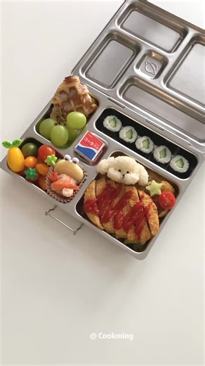 Make a day 🌿 - Cooking on Instagram: "Making Bento 🍱 #instagram #viral #fyp #cooking #reel"