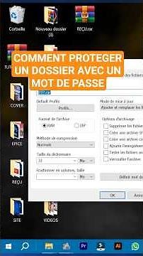 HOW TO PROTECT A FOLDER WITH A PASSWORD #computer #windows #digitaltips