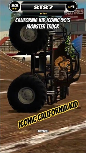Iconic 90's California Kid • #MTD #DoubleBackflip #monstertruck #Shorts