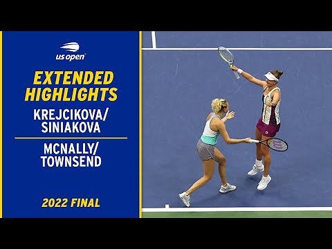 Krejcikova/Siniakova vs. McNally/Townsend Extended Highlights | 2022 US Open