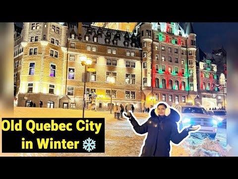 Quebec City in Winter ❄️ Best Places to Visit (Château Frontenac + Tips) | Day-02