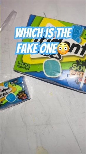 Mini Trident Gum vs The Real Thing 😳🍬 Real or Fake?!