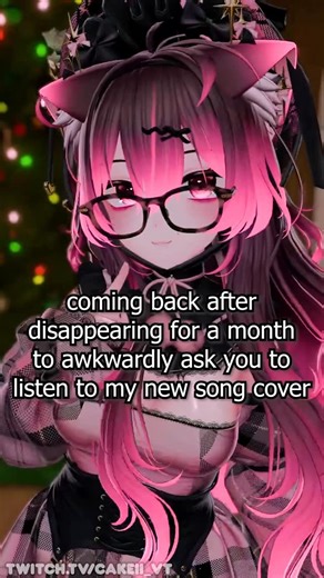 Cake 🍰 on Instagram: "errrmm hi its on my youtube channel🧍‍♀️ #vtuber #envtuber #vrchat #vtuberclips #vrchatmemes"