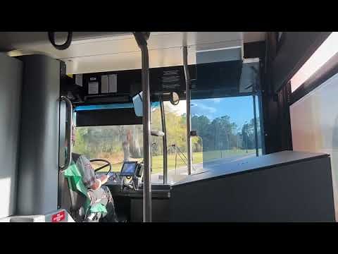 Complete front seat POV bus ride from Magic Kingdom to the Wilderness Lodge at Disney World