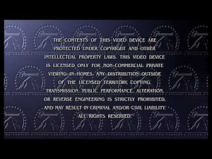 Paramount Warning Screen (Upscaled 4K) (1999)
