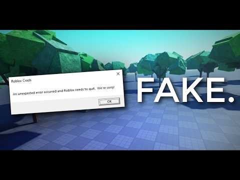 How To Make A Fake Crash in Roblox Studio!