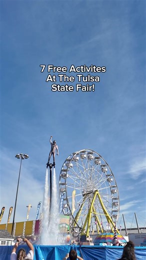 🎉 Dive into the fun! 🤩 Don’t miss out on these amazing FREE activities at the Tulsa State Fair! 🎡🌟 | Tulsa State Fair
