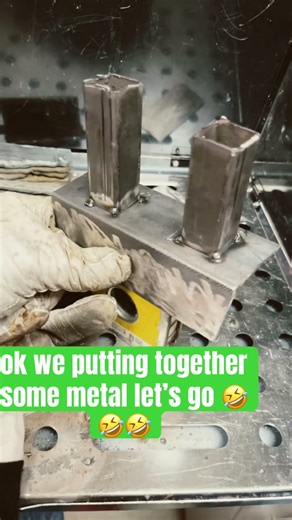 building something with scrap metal #arkansas #welding #practice #work