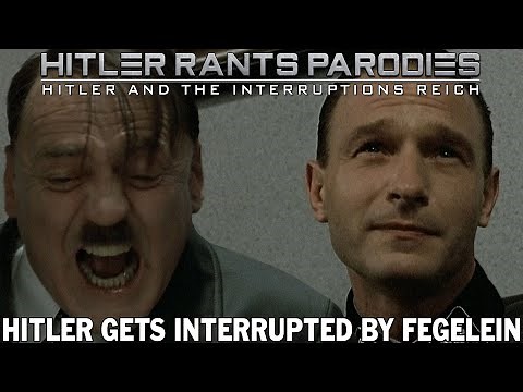 Hitler gets interrupted by Fegelein