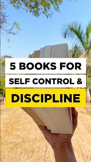 5 Books For Self Control & Discipline
