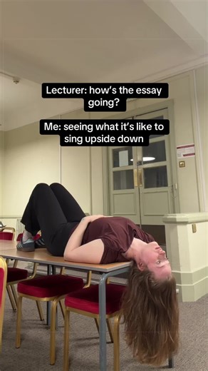 Procrastination Humor in Opera Singing