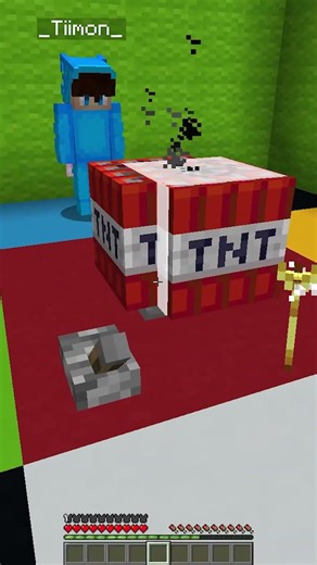 Minecraft Dropper Challenge with TNT
