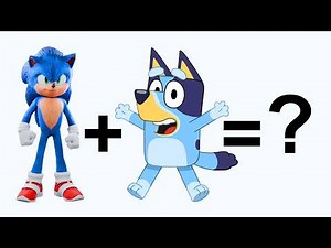 Sonic + Bluey = A New Character?! The Weirdest but Coolest Crossover