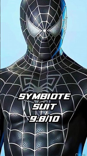 Ranking BEST Spider Man Suits Of All Time #marvel #mcu #marvelcomics #spiderman #avengers #shorts