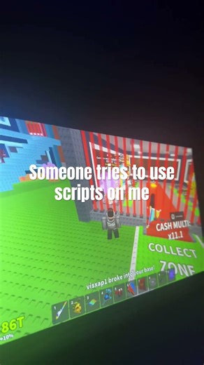 Someone tries to use scripts on me lol#roblox #stealabrainrot #stealabrainrotgameplay