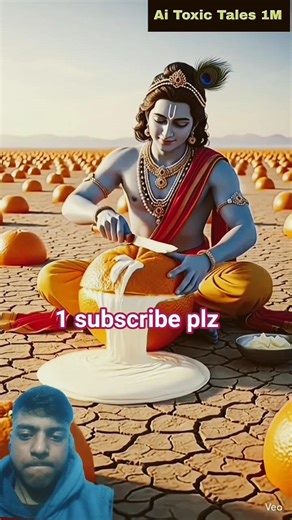 shri krishna vs demon challenge😈🕉️😱#shorts