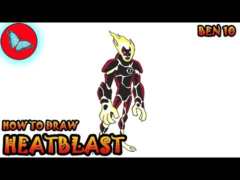 How To Draw Heatblast Omniverse From Ben 10